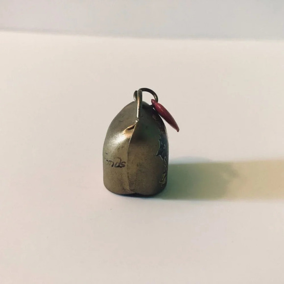 Vintage Miniature Switzerland Cow Bell Souvenir  1 Inch Size - Picture 10 of 13